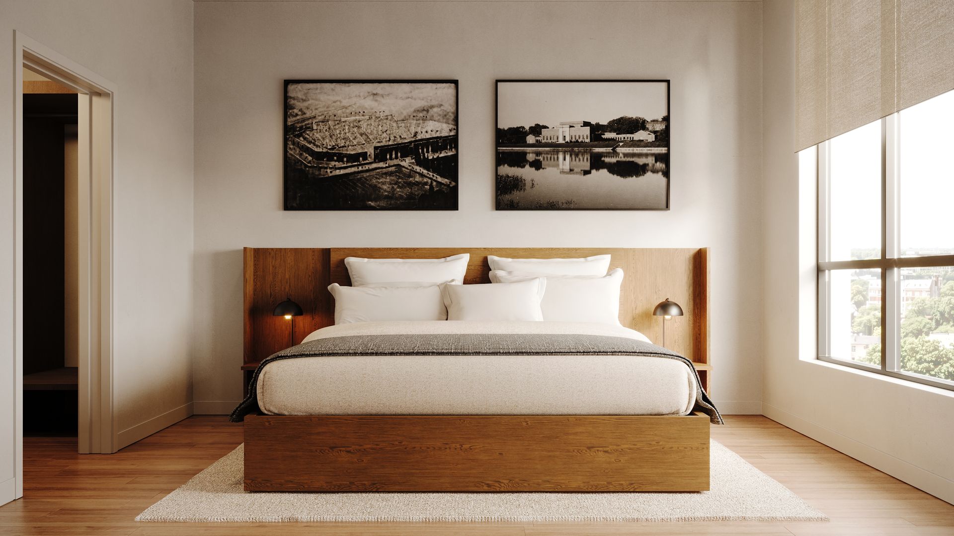 Bedroom — Unit 203