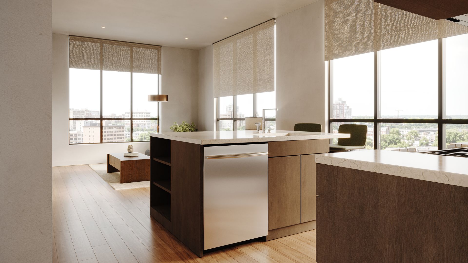 Kitchen island — Unit 201